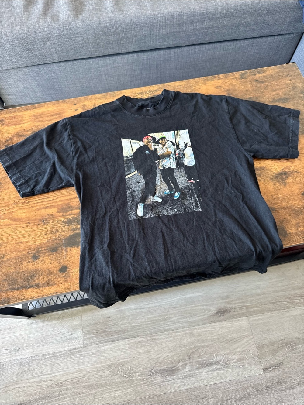 Chromakapia World Tour Black Graphic Crewneck T-Shirt